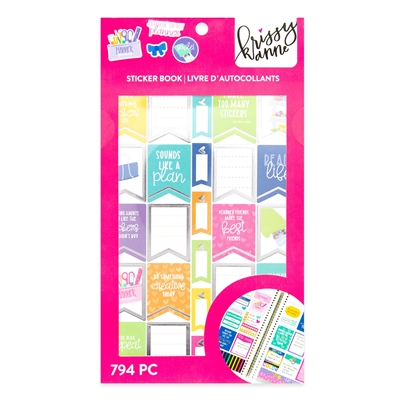 Krissyanne Designs Crafting & Planning Sticker Book - Limited