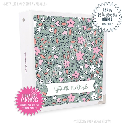 Krissyanne Designs Sticker Binder Organizer