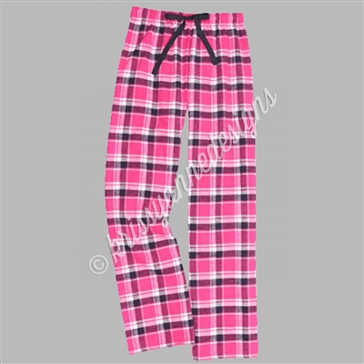 Pink Plaid Pajama Bottom
